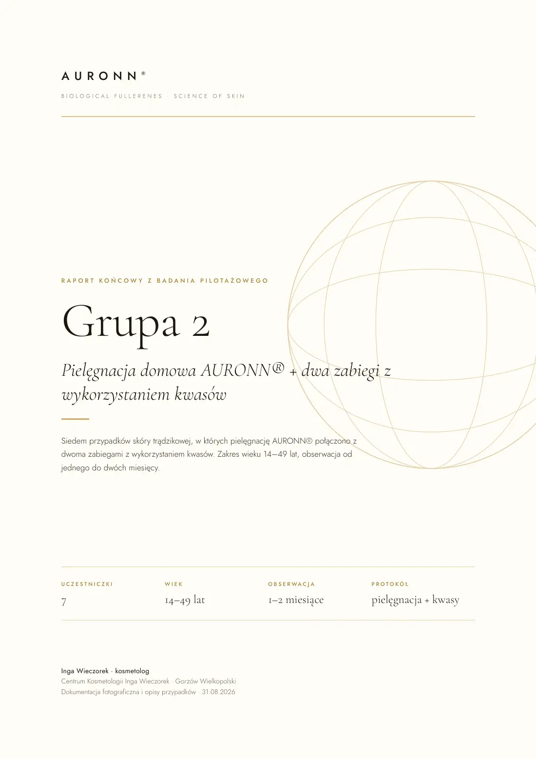 Skóra trądzikowa — pielęgnacja domowa AURONN® + dwa zabiegi z kwasami