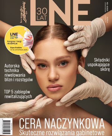 Piszą o nas w magazynie LNE 6/2025 - ”DUET, który łamie stereotypy"- Biological Fullerenes Golden Mist & Biological Fullerenes Cream