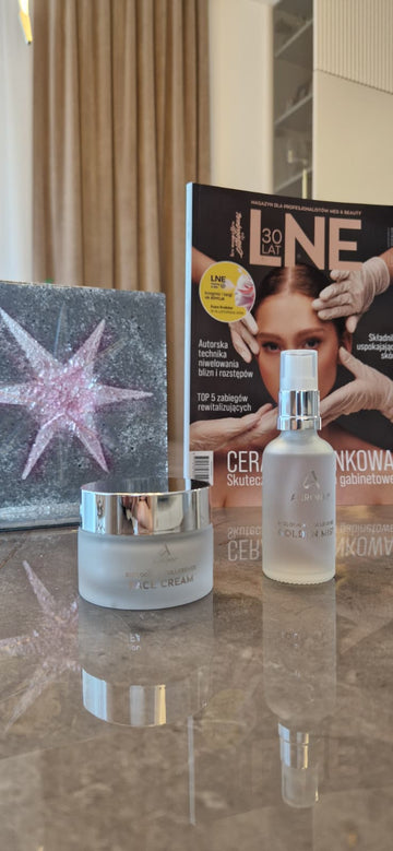 "Biological Fullerenes Cream - przełom w kosmetologii nowej generacji" Specjaliści o naszym kremie w magazynie LNE, wydanie 6/2025 strona 125.