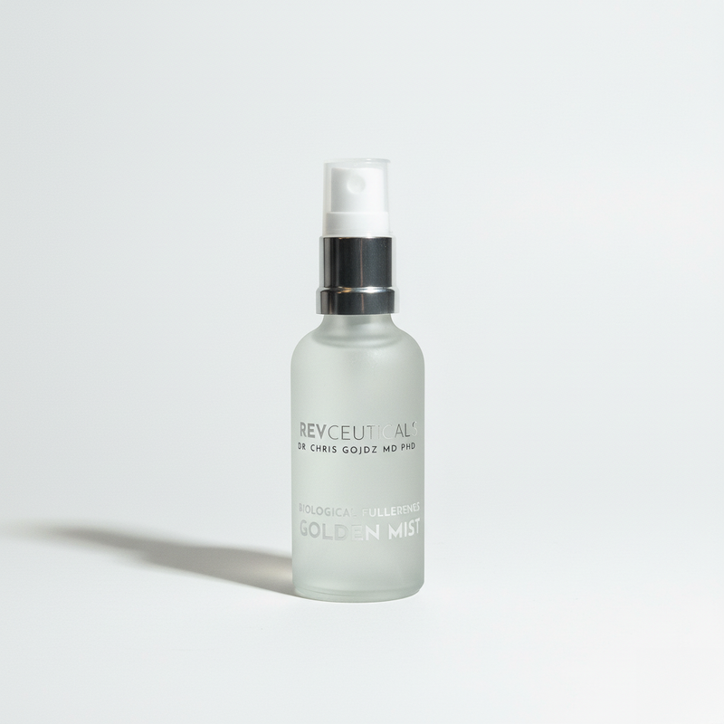 REVCEUTICALS™ BIOLOGICAL FULLERENES GOLDEN MIST  by Dr Chris Gojdź, MD, PhD