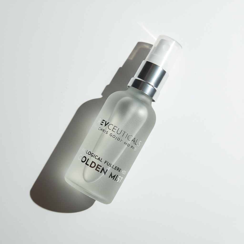 REVCEUTICALS™ BIOLOGICAL FULLERENES GOLDEN MIST  by Dr Chris Gojdź, MD, PhD