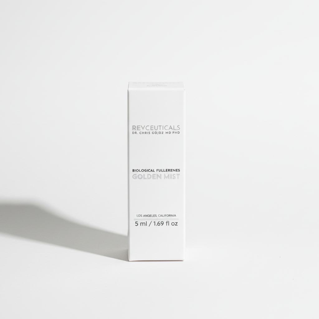TESTER 5 ml / REVCEUTICALS™ BIOLOGICAL FULLERENES GOLDEN MIST by Dr Chris Gojdź, MD, PhD