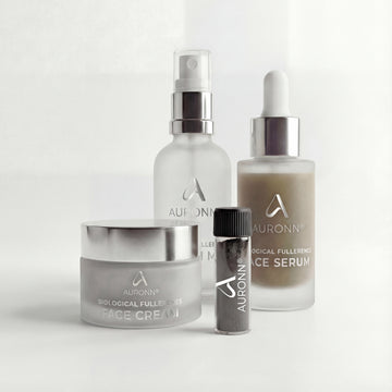 ZESTAW  ™ BIOLOGICAL FULLERENES SERUM, CREAM, MIST, AURONN® Węgiel Biologiczny