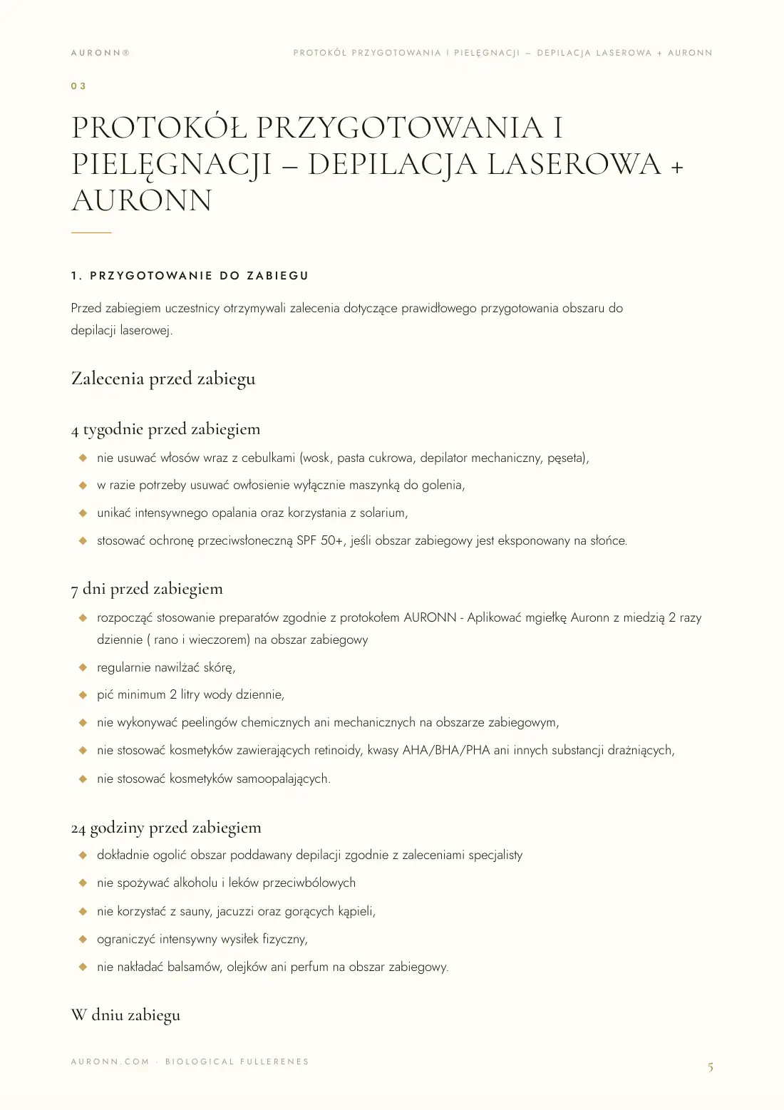 Depilacja laserowa — laser diodowy 810 nm + AURONN® — strona 5