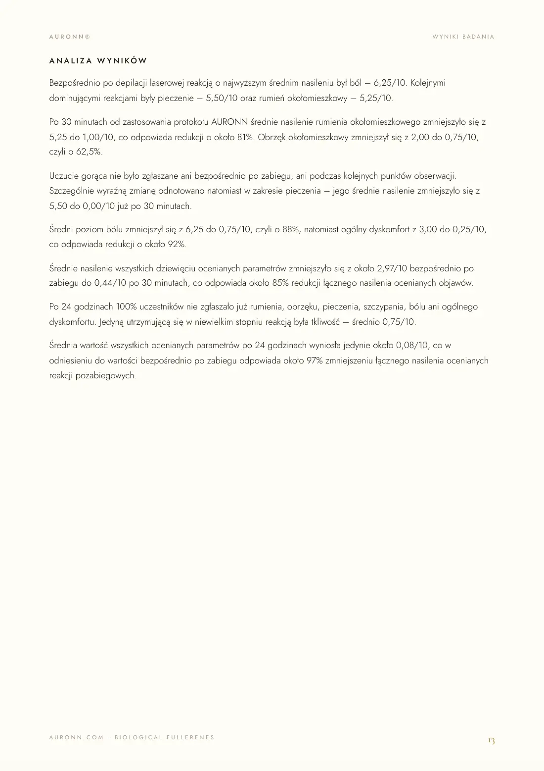 Depilacja laserowa — laser diodowy 810 nm + AURONN® — strona 13