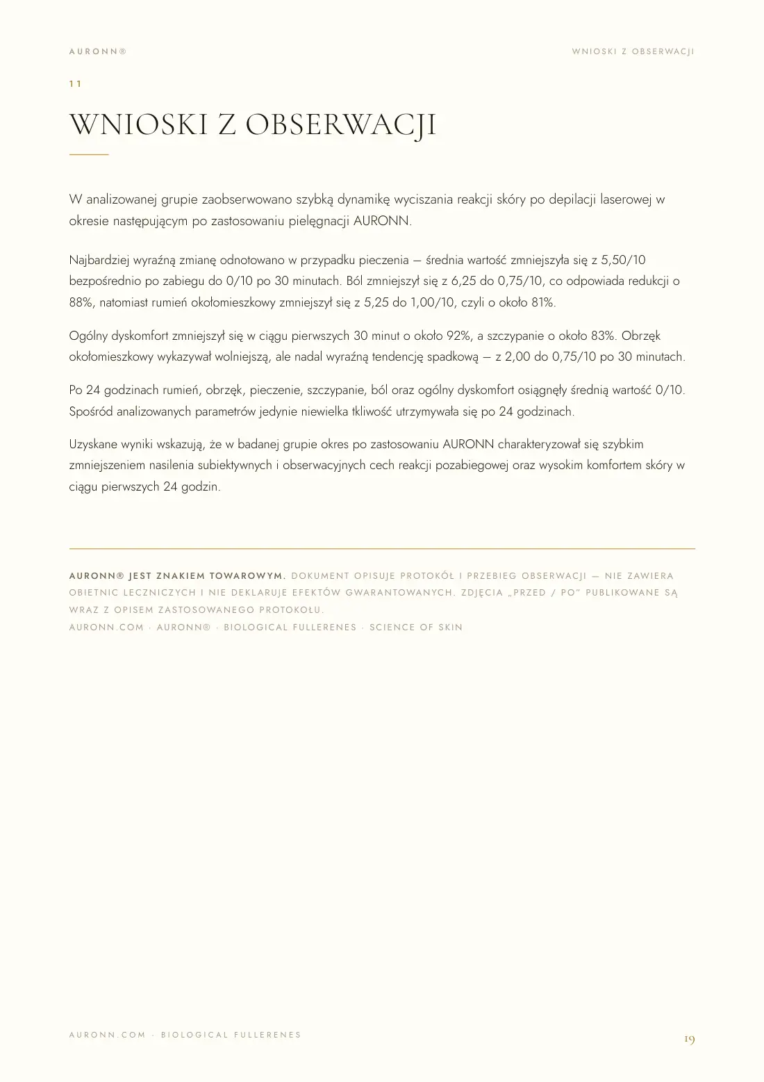 Depilacja laserowa — laser diodowy 810 nm + AURONN® — strona 19