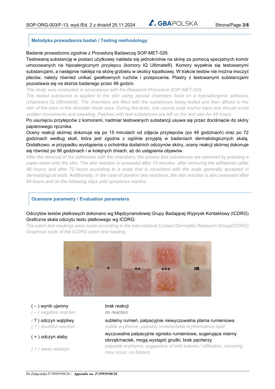 Badania dermatologiczne — AURONN Copper Mist — strona 3