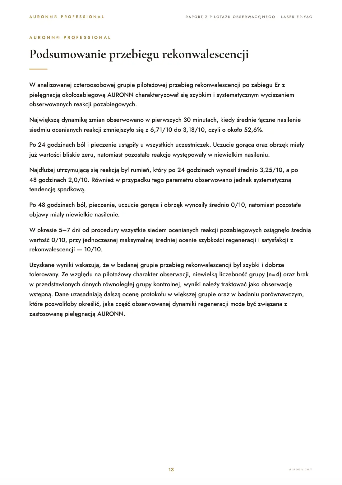 Laser iPixel Er:YAG 2940 nm (Alma Harmony) + AURONN® — strona 13