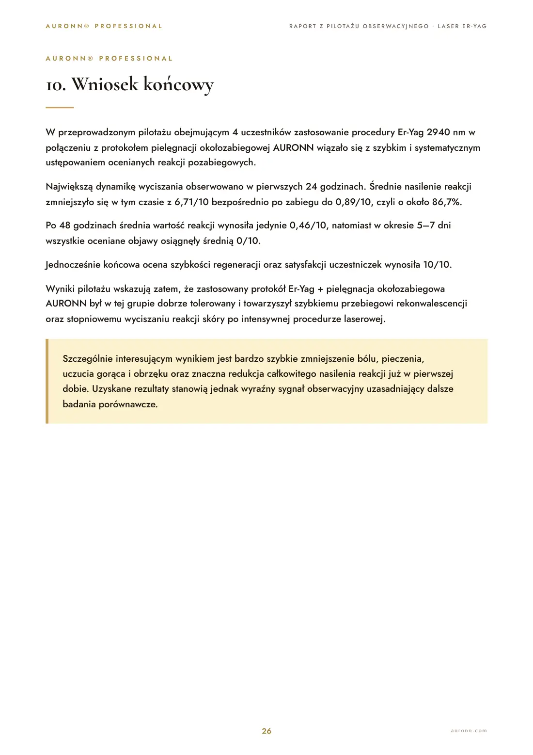 Laser iPixel Er:YAG 2940 nm (Alma Harmony) + AURONN® — strona 26