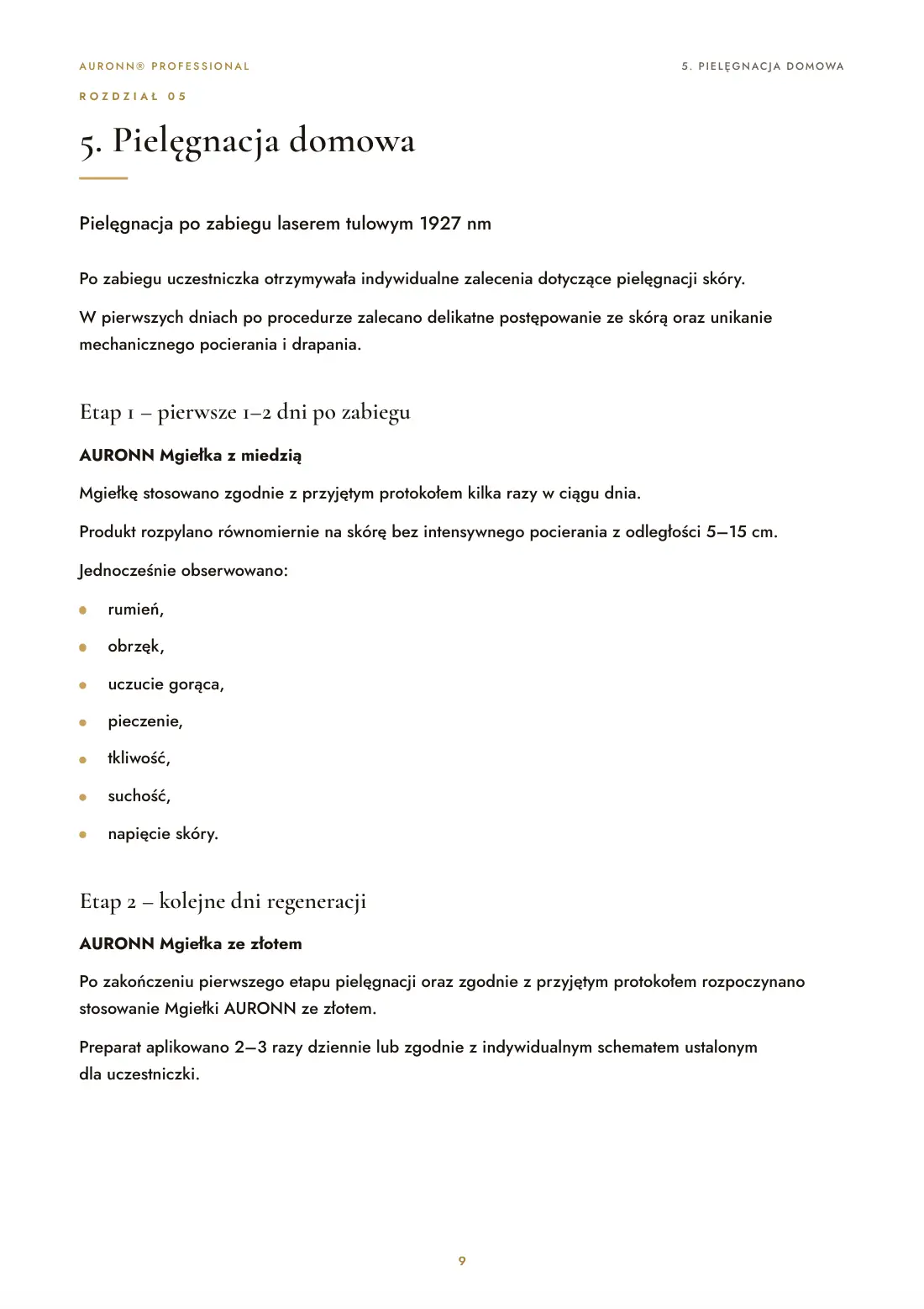 Regeneracja skóry po laserze tulowym 1927 nm + AURONN® — strona 9