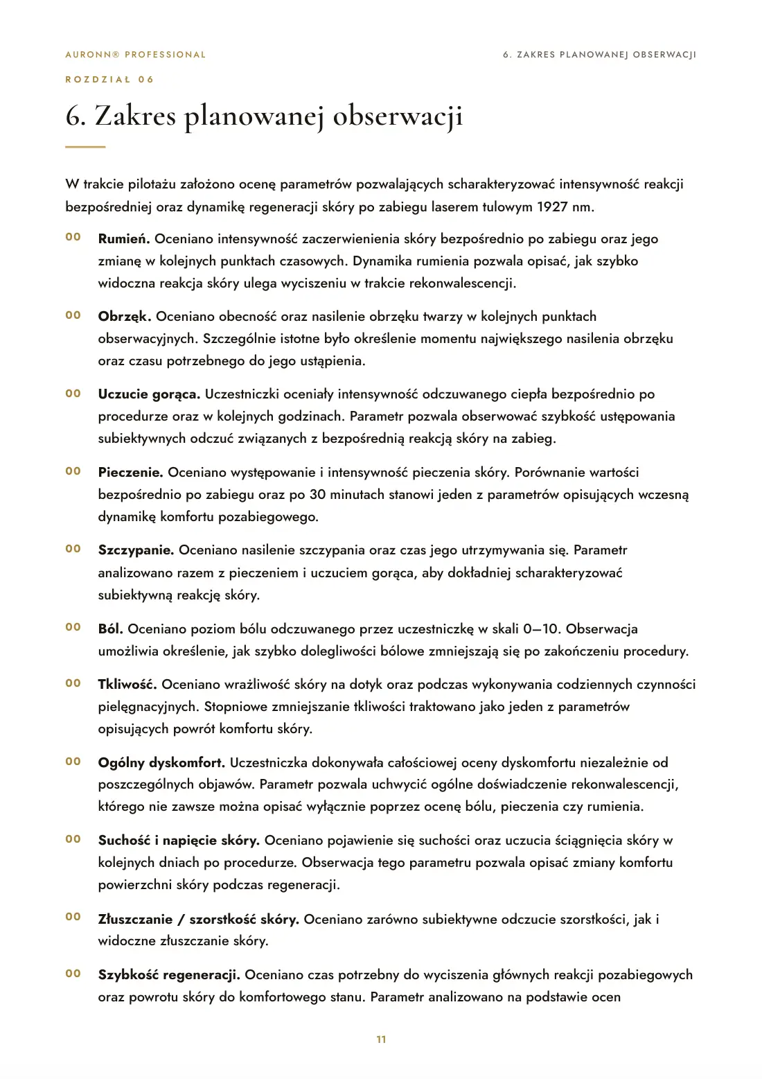 Regeneracja skóry po laserze tulowym 1927 nm + AURONN® — strona 11