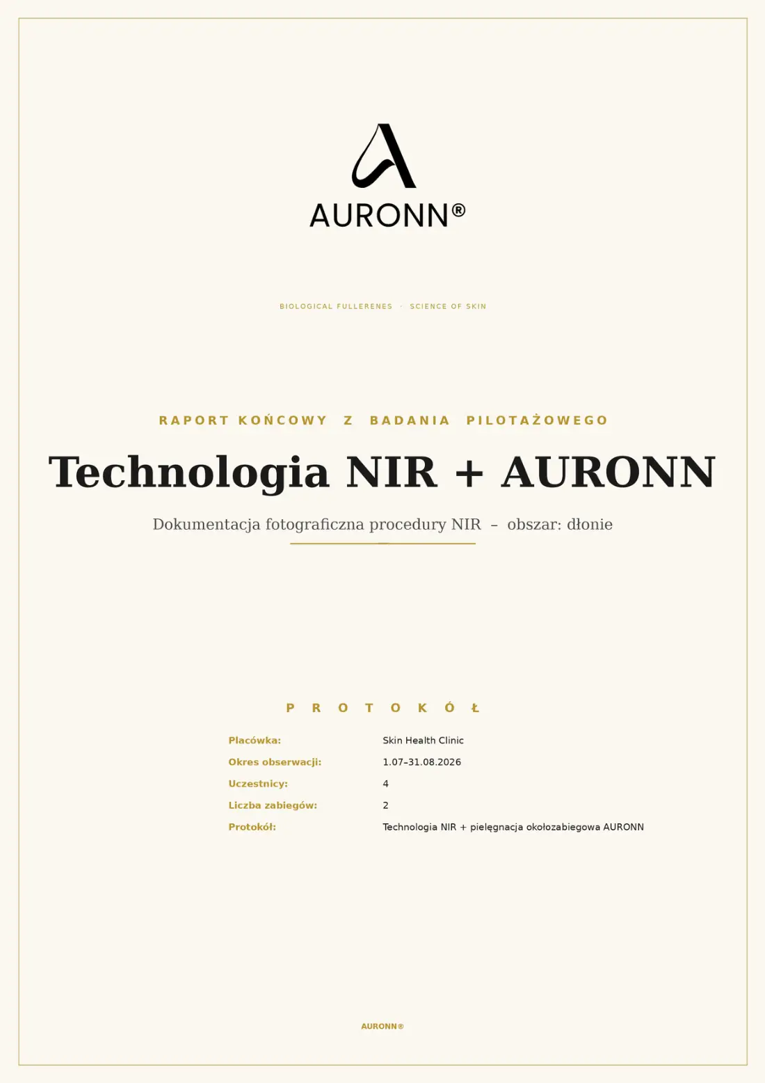 Technologia NIR + AURONN® — strona 1