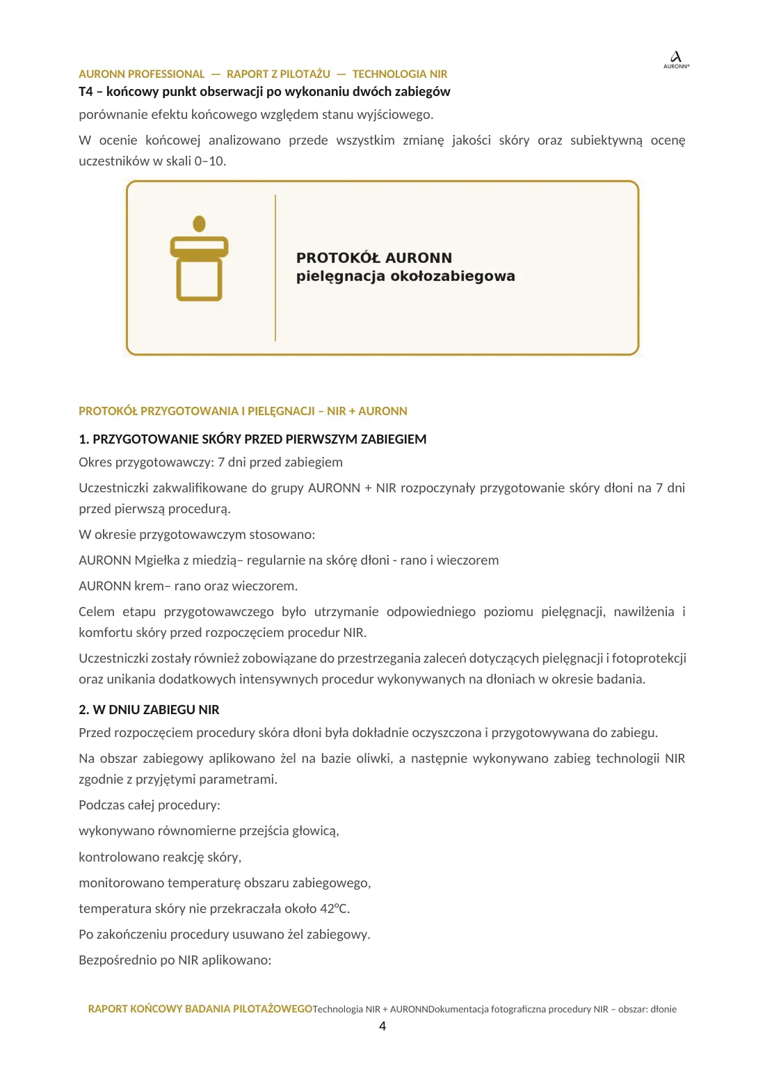 Technologia NIR + AURONN® — strona 4