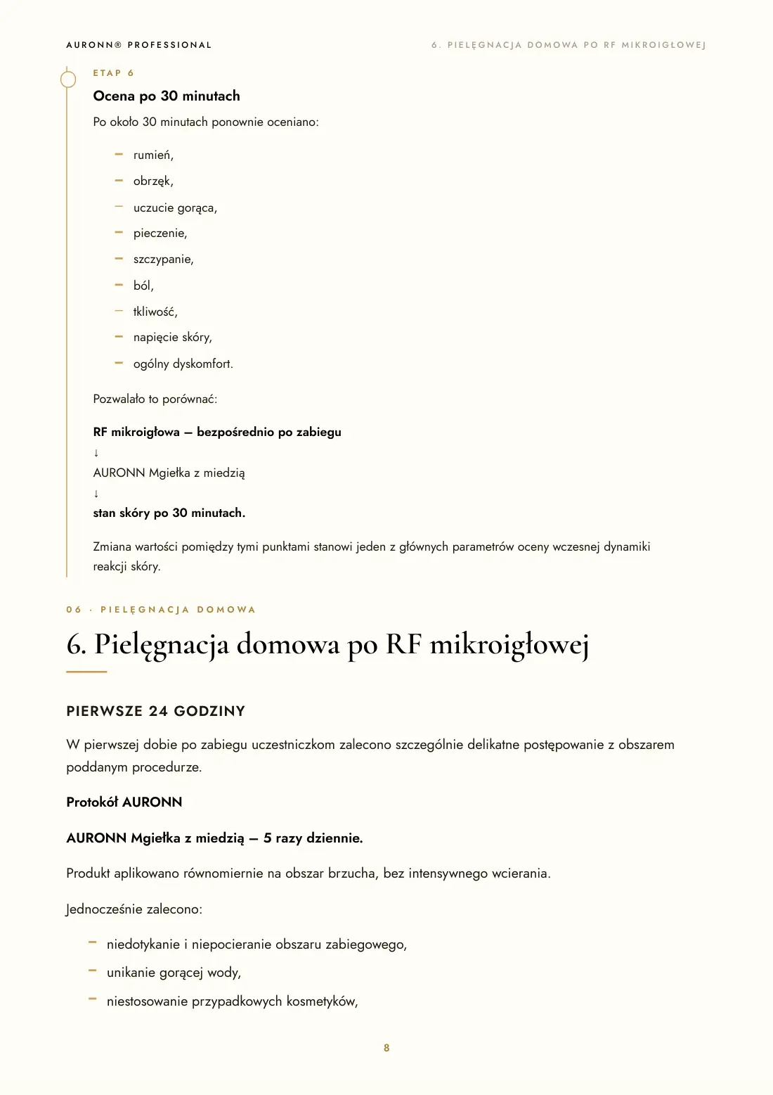 Radiofrekwencja mikroigłowa + pielęgnacja AURONN® — strona 8