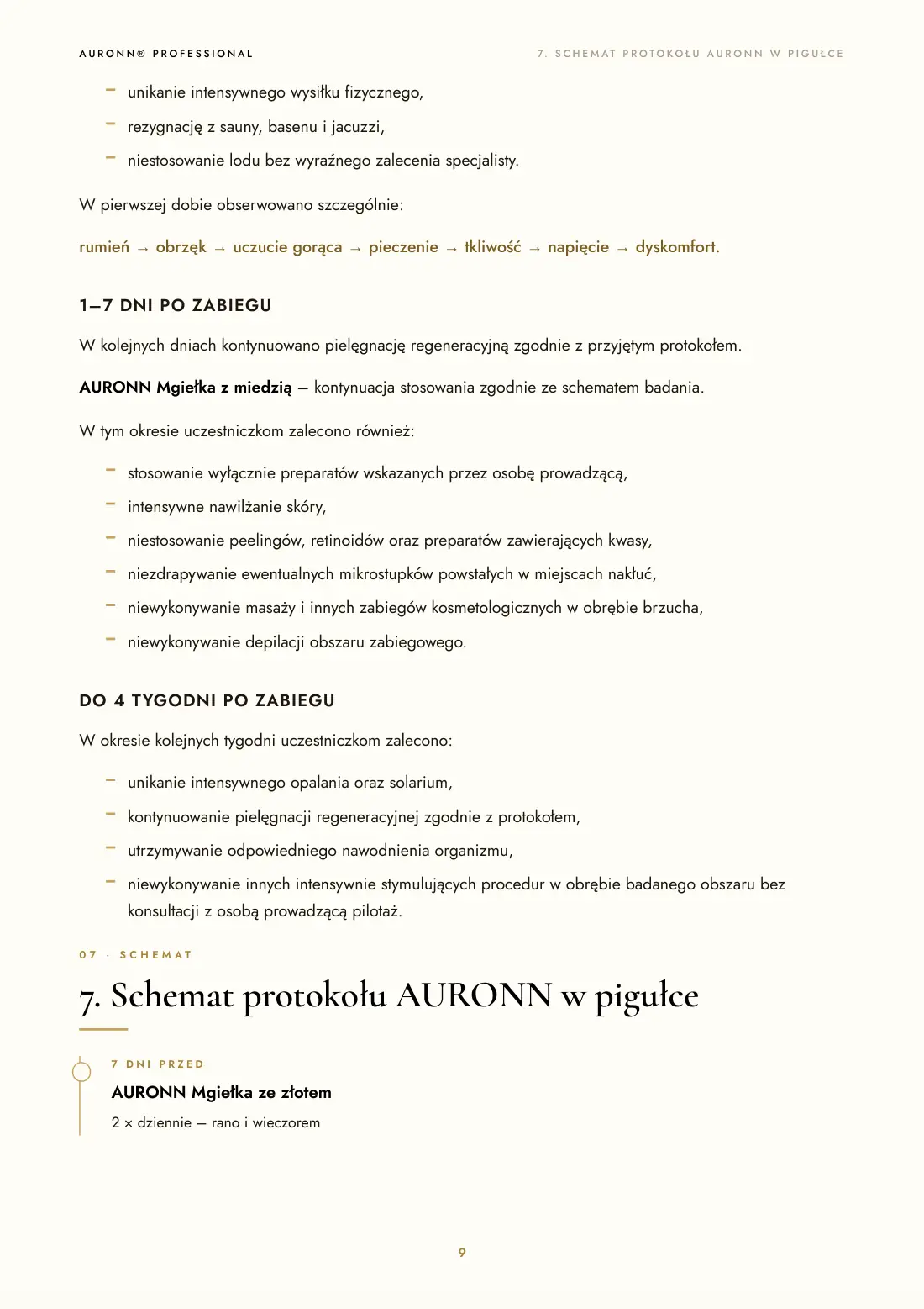 Radiofrekwencja mikroigłowa + pielęgnacja AURONN® — strona 9