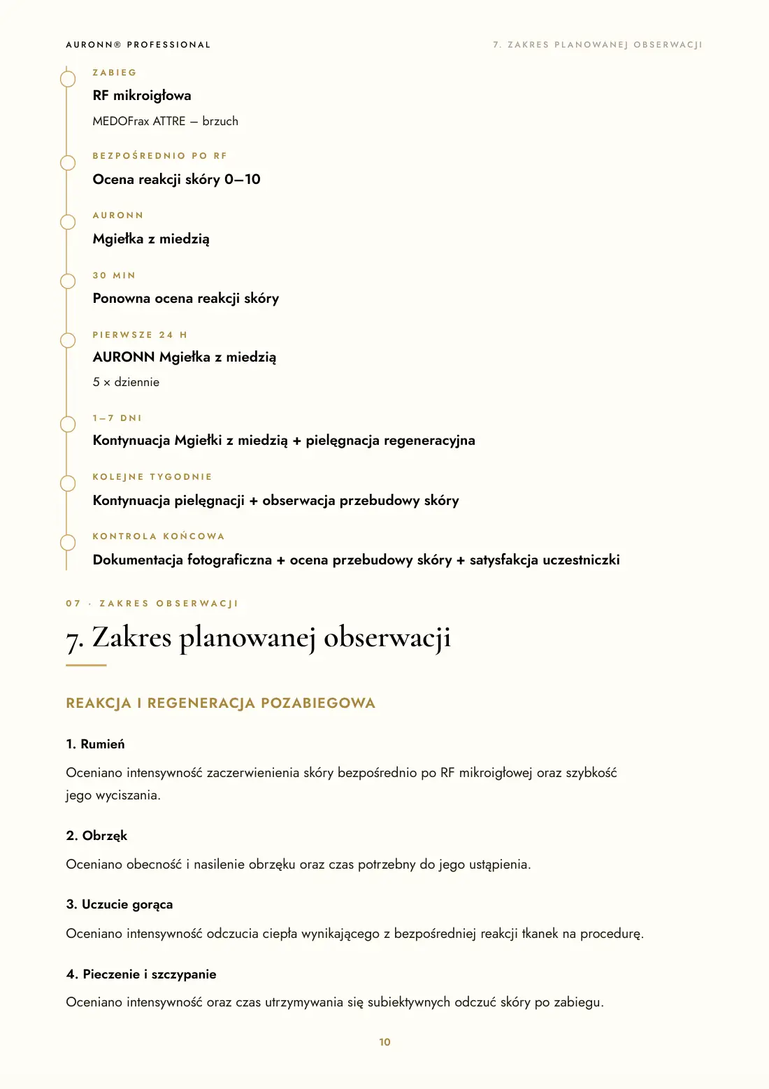 Radiofrekwencja mikroigłowa + pielęgnacja AURONN® — strona 10