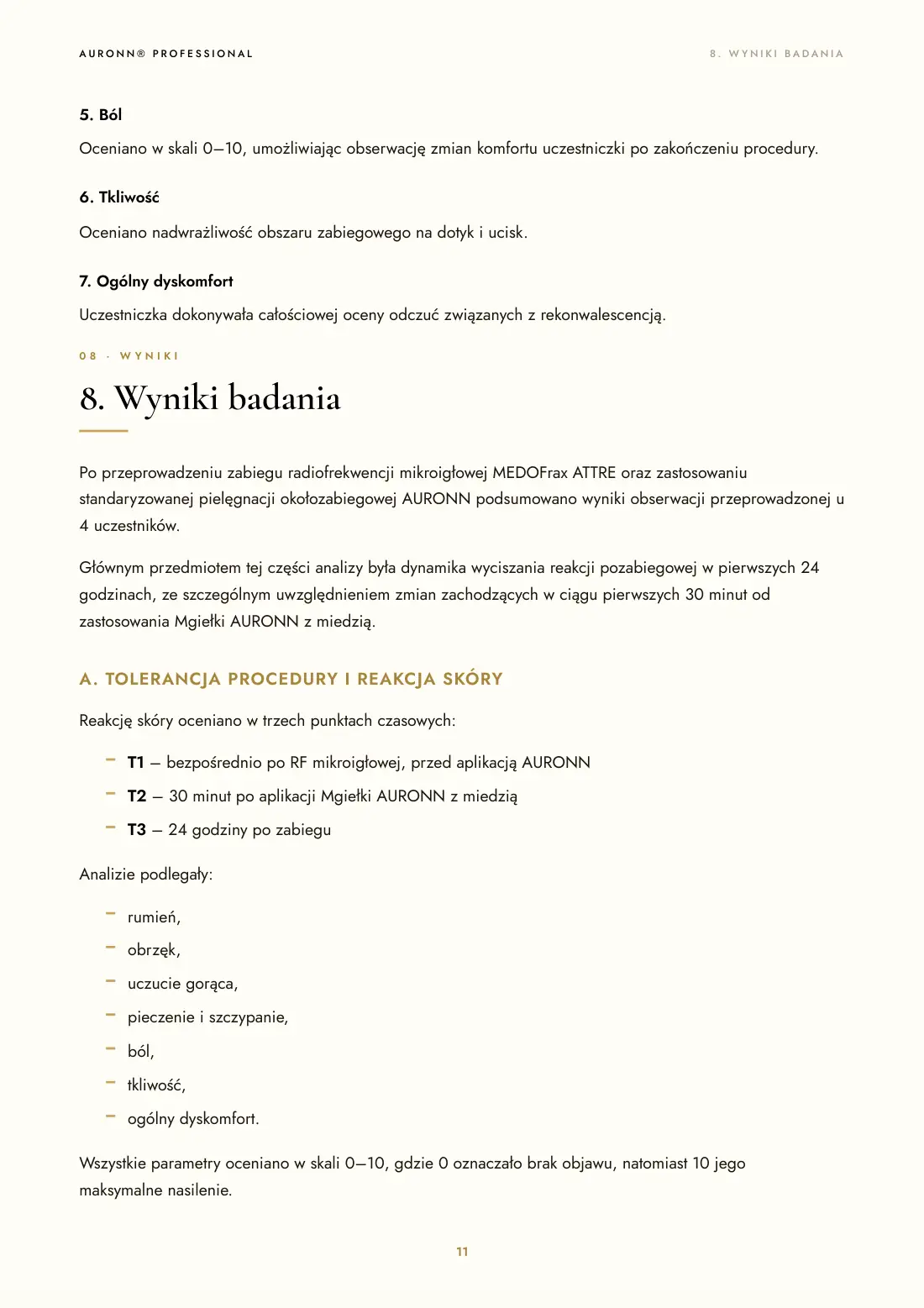 Radiofrekwencja mikroigłowa + pielęgnacja AURONN® — strona 11