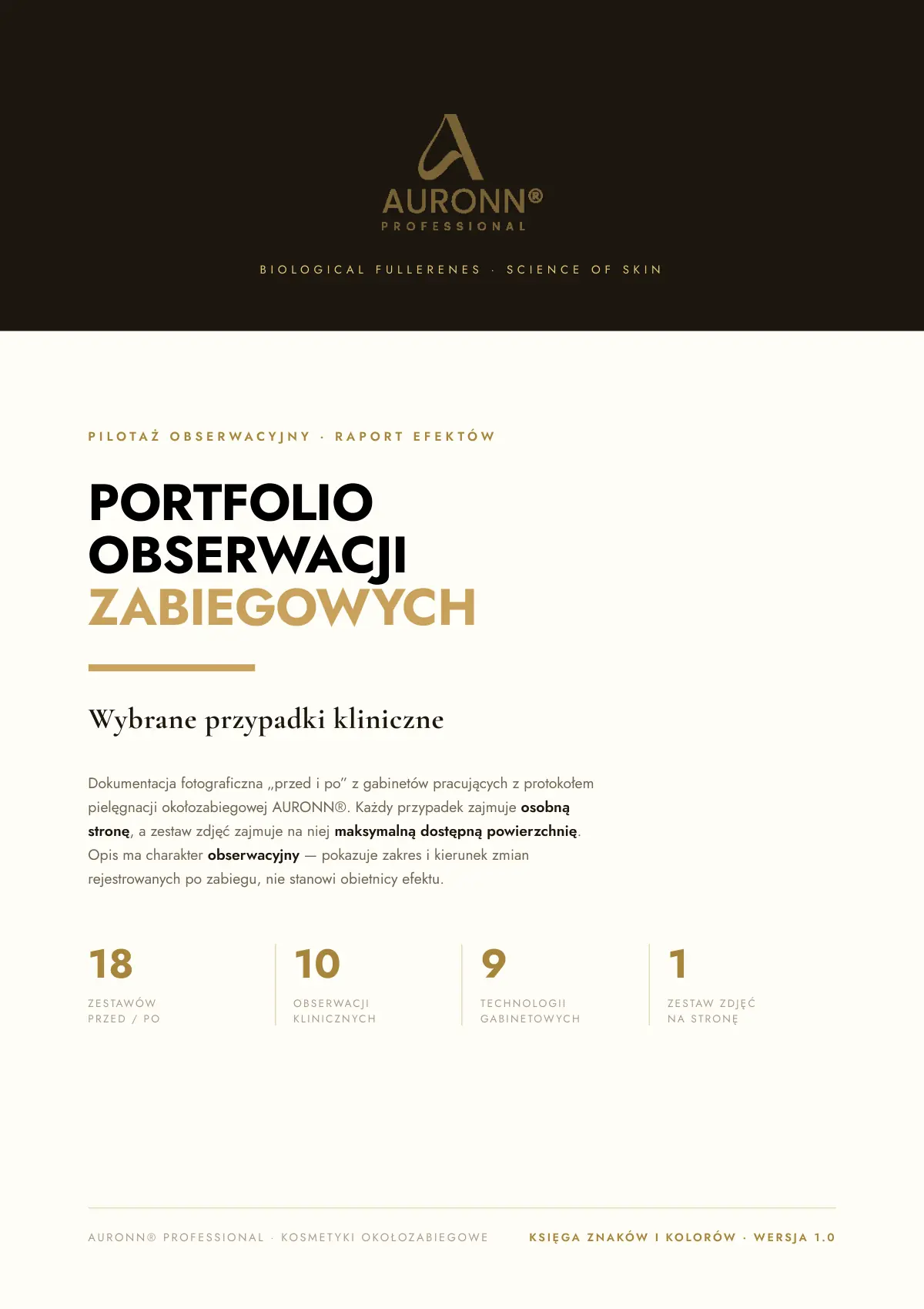 AURONN® Portfolio obserwacji zabiegowych — strona 1